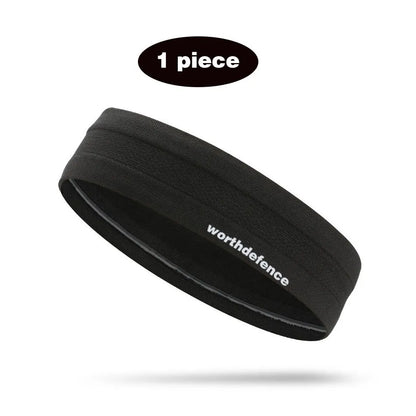 WorthWhile Sports Headband – Anti-Slip Breathable Sweatband for Men & Women, Gym, Yoga, Basketball, Volleyball & Fitness Training