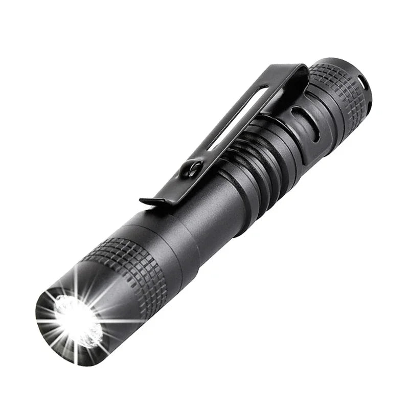 Mini Portable LED Pen Light – Ultra Bright Pocket Handheld Flashlight High Lumens Torch for Camping, Outdoor & Emergency Use