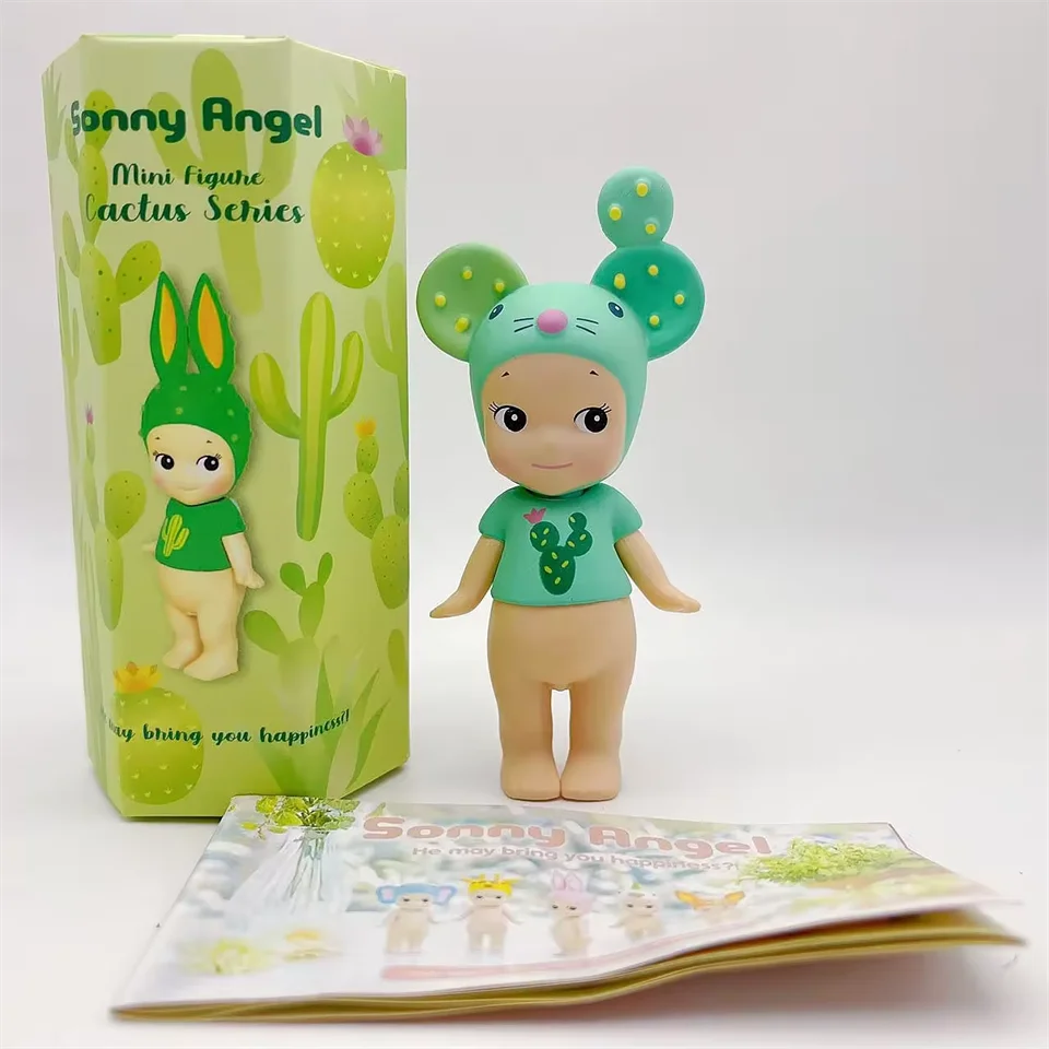 Sonny Angel Mini Figure Cactus Series — Mystery Blind Box Toy Doll, Lucky Mascot, Handmade Christmas Gift