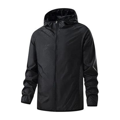 LNGXO Waterproof Hiking Jackets – Sun Protection, Windbreaker, Camping & Climbing Rain Coat, Unisex Portable Outdoor Wear