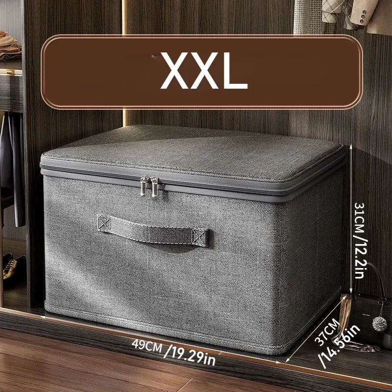 Large Capacity Storage Box with Compartments - Quilt, Bra and Underwear Organizer