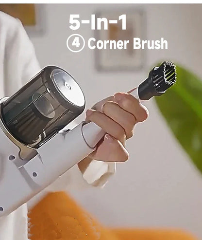 5 in 1 Cordless Handheld Vacuum Cleaner – Rechargeable Wireless Mini Vacuum & Air Gun for Home, Car & Pet Cleaning