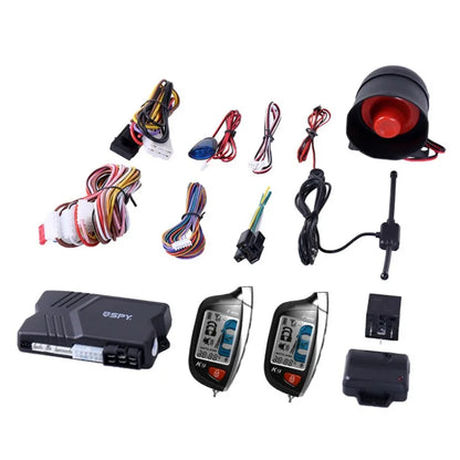 SPY Two-Way LCD Car Alarm System – Remote Security with Engine Start & Keyless Entry Car Protection System