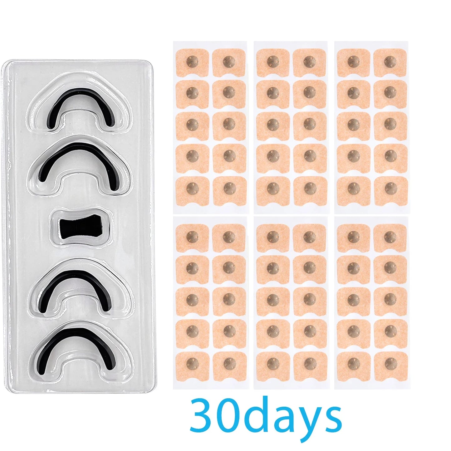 Nasal Breathing Dilator Starter Kit – Anti-Snoring Magnetic Nose Strips for Sleep & Sports Airflow Improvement
