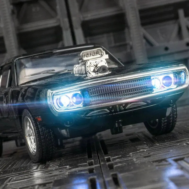 1:32 1970 Charger Alloy Diecast Model Car – Pull-Back Mini Vehicle Toy for Kids & Collectors