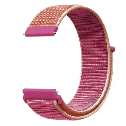 22mm Sport Nylon Loop Watch Band – Breathable Replacement Wristband for NORTH EDGE APACHE-46 Smartwatch, Durable Adjustable Strap