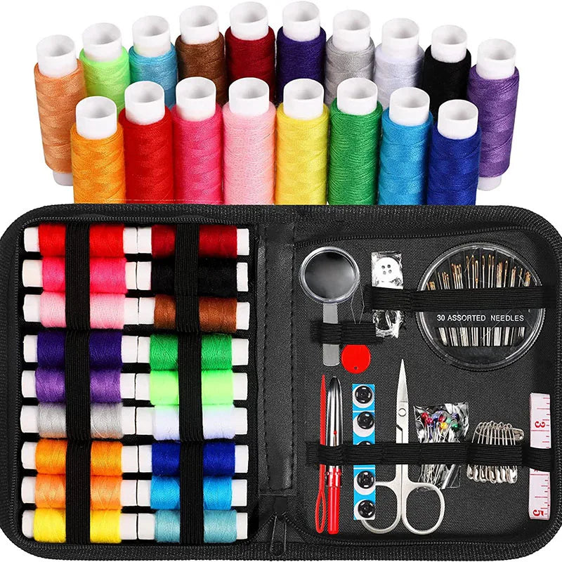 DIY Multi-Function Sewing Box Set: Hand Quilting, Stitching, Embroidery Thread Sewing Accessories and Tools Kit