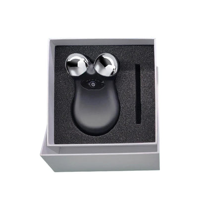 Microcurrent Facial Massager Roller – EMS Face Lift & Anti-Wrinkle Skin Tightening Tool for Firming & Slimming