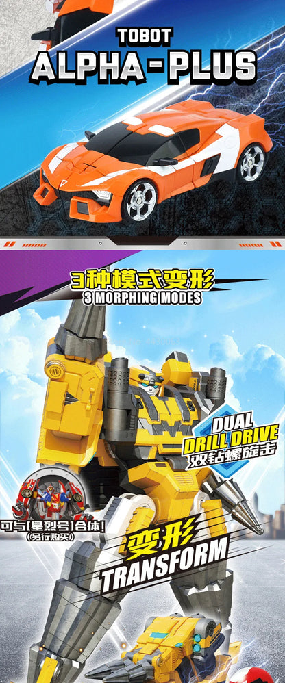 Galaxy Detectives Tobot Transformation Toy – Car to Robot Anime Figure, Korea Cartoon Deformation Tank Gift