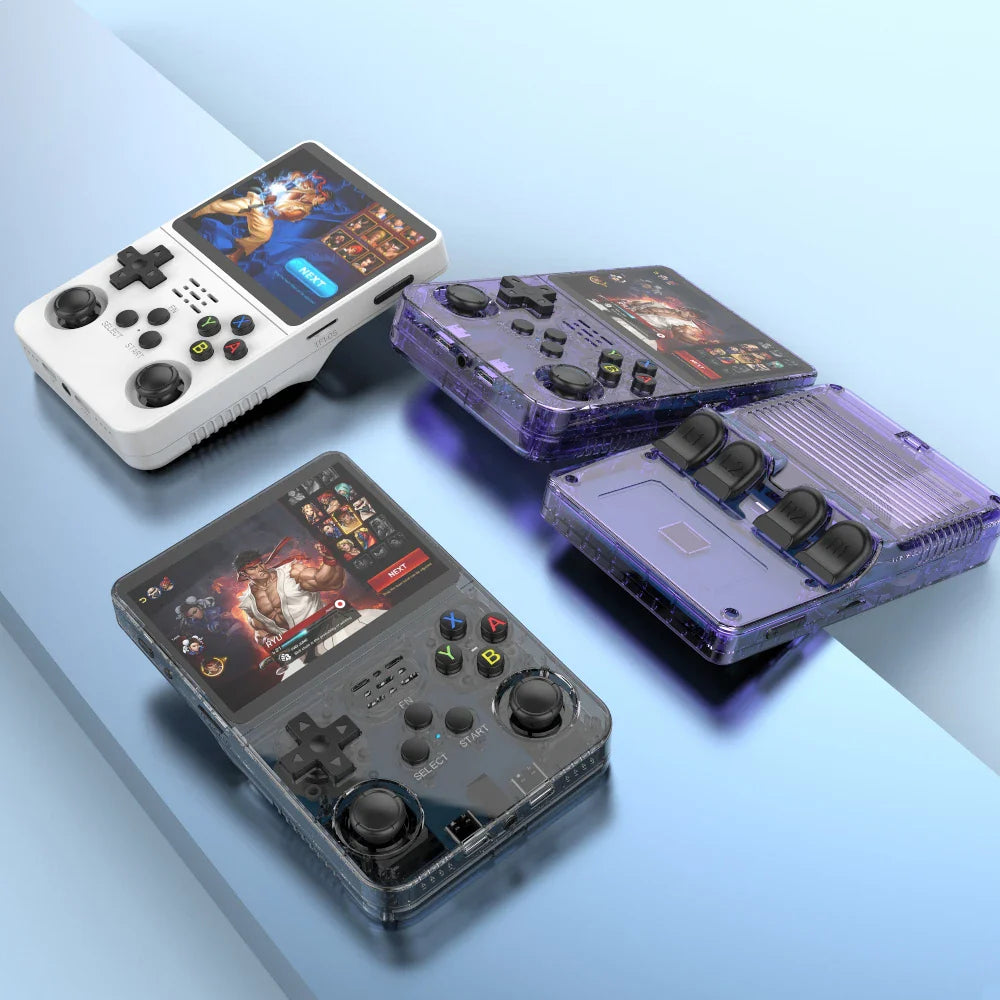 R36S Retro Handheld Video Game Console - Open Source Linux System, 3.5" IPS Screen, Portable Pocket Player with 64GB/128GB Games