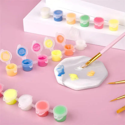 6 Colors Fluorescent Pigment Set - Glow-in-the-Dark Luminous Paint for Epoxy Resin & Acrylic DIY Festival Party Supplies