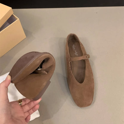Bailamos 2024 Women's Flats – Round Toe, Slip-On Casual Ballet Shoes, Soft Leather Elegant Dress Shoes
