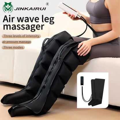 JinKairui Electric Leg Massager - Extended Thigh, Calf & Foot Relaxation with Remote Control