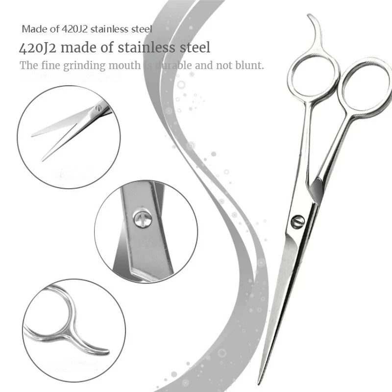 Professional Hairdressing Barber Scissors – Stainless Steel Hair Cutting Shears for Salon & Barbers