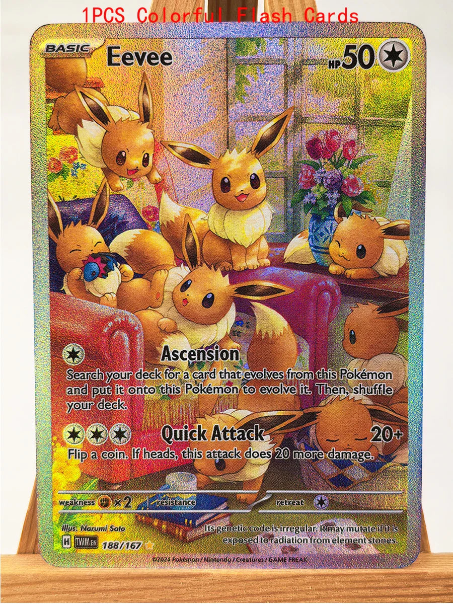 Umbreon, Eevee, Sylveon, Leafeon & Glaceon Anime Toys – Collectible Game Cards & Hobby Figures for Fans & Collectors