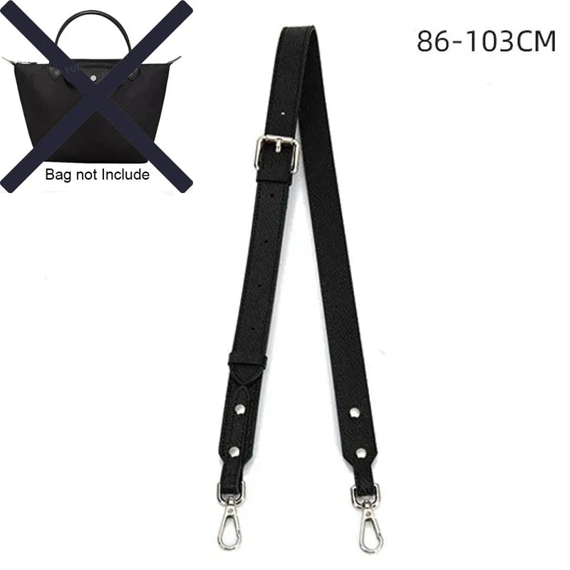 Leather Shoulder Strap for Longchamp Terra Bag - No-Punch Replacement Handle Strap Accessory