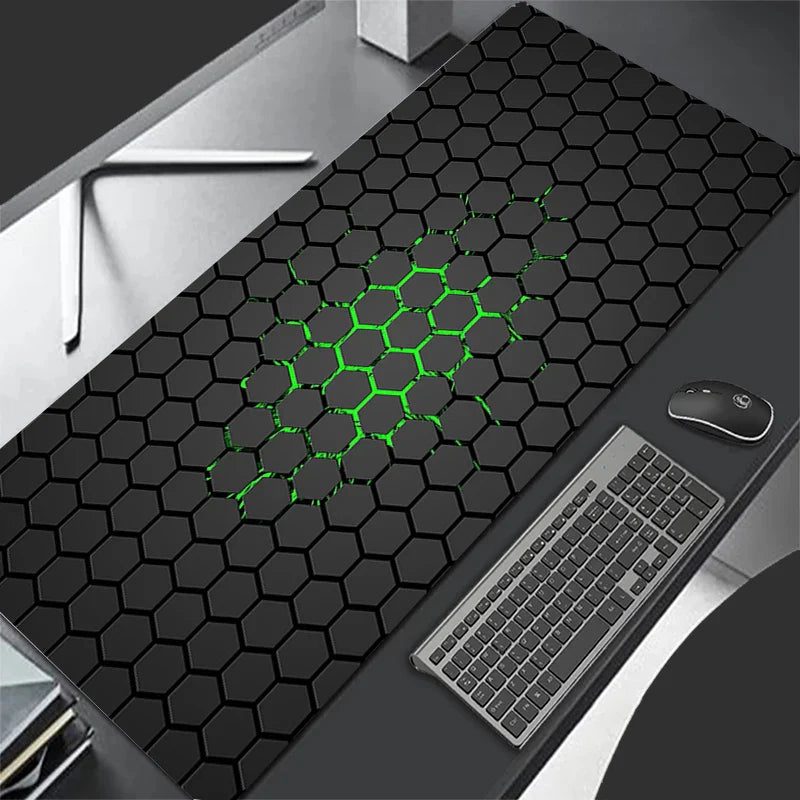 HEX Hexagon XXL Gaming Mouse Pad – Large Soft Desk Mat for Keyboard & Mouse, Office Computer Desktop Table Mouse Carpet Pad