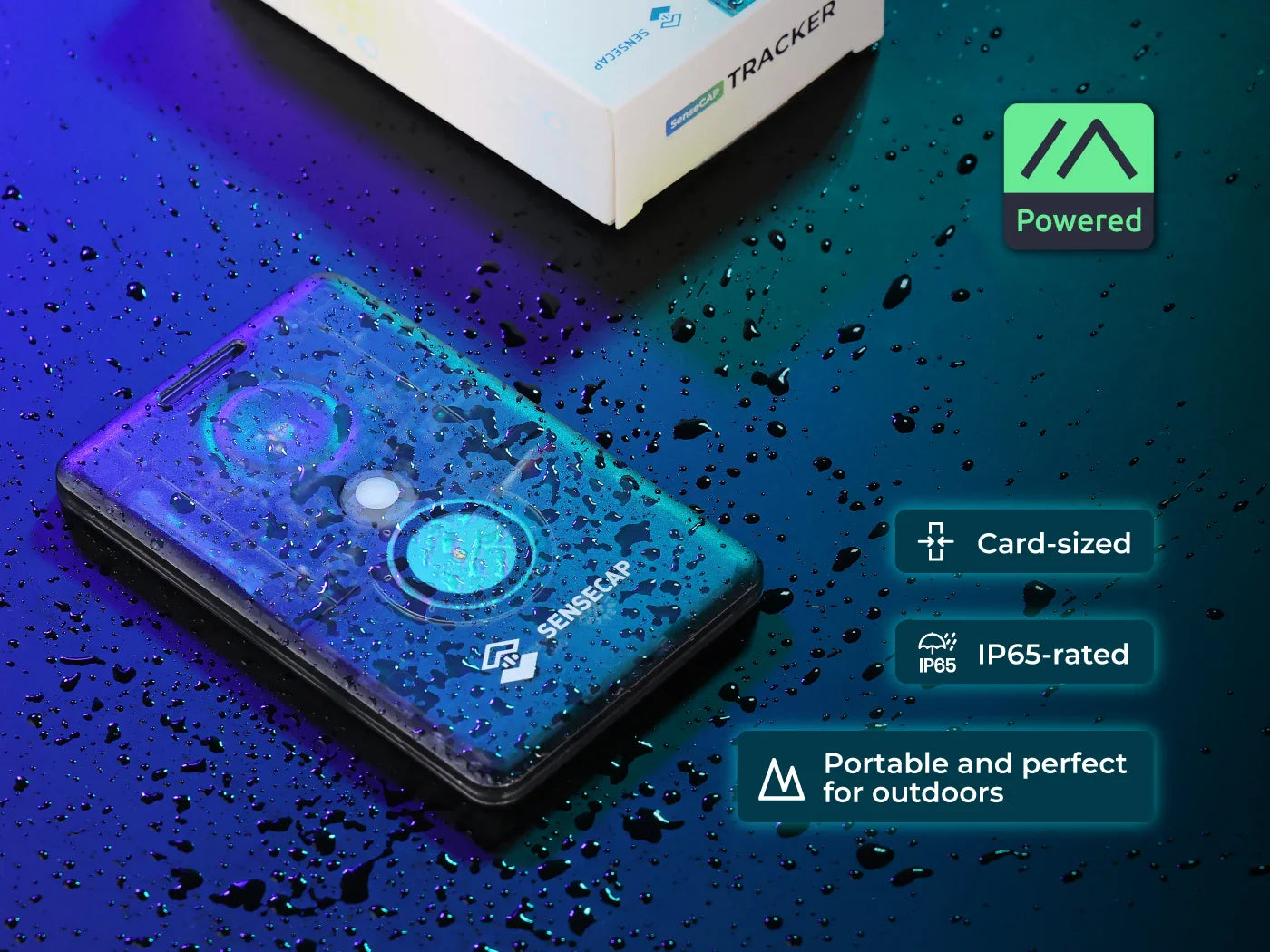 Meshtastic LoRa SenseCAP T1000-E GPS Tracker – 868MHz/915MHz, IP65, Antenna, nRF52840, BLE 5.0, Thread, Zigbee