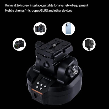 ZIFON YT2000 Remote Motorized PTZ - AI Face Recognition, 360° Horizontal Rotation for Camera, Smartphone & Action Camera Live Stream