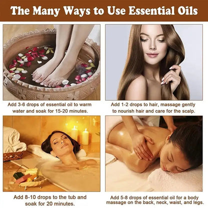Ginger Essential Oil - Pure Plant Massage Oil for Moisturizing, Hydrating & Spa Body Care