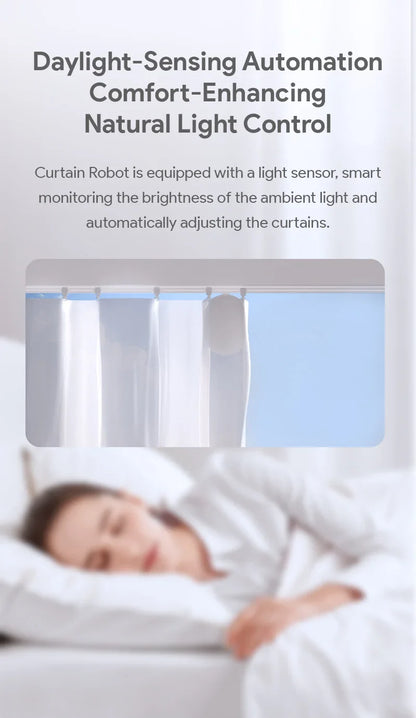 Tuya Smart Zigbee Curtain Motor with Hooks – T U Rail Smart Curtain Pusher, Siri, Google Home & Alexa Voice Control
