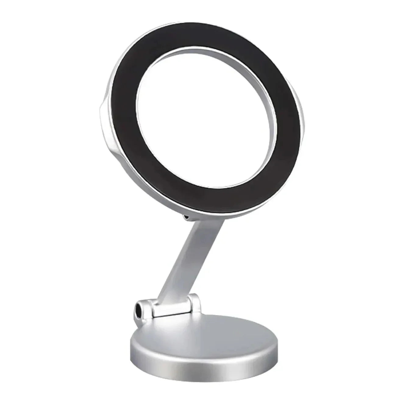 Car Magnetic Folding Phone Holder - 360° Rotation, Suction Cup Mount, Anti-Shake Bracket for Navigation