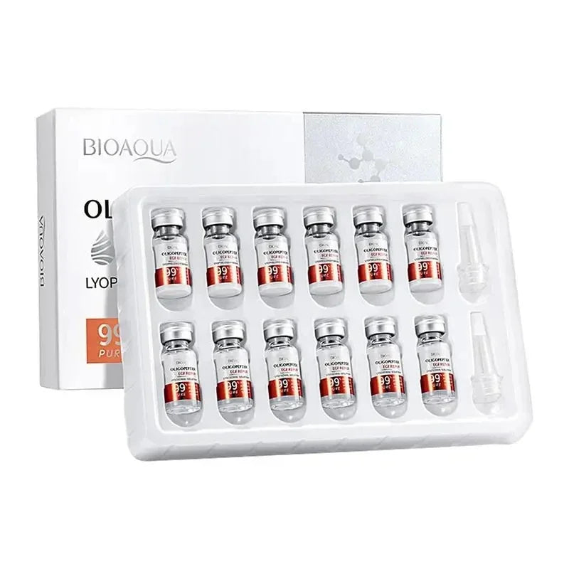 Facial Microneedling Serum Set – Yeast Freeze-Dried Peptides for Pore Shrinkage, Moisturizing, Brightening & Anti-Aging