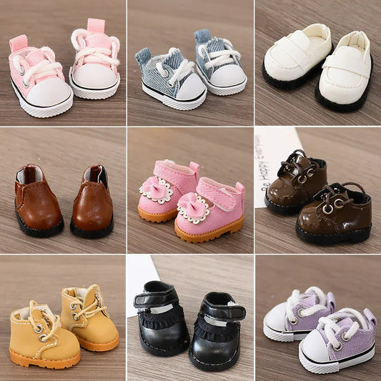 Labubu Doll Shoes for 15/17cm Cotton Dolls — Casual Sports Canvas & Martin Boots, Accessories for Labubu Outfits