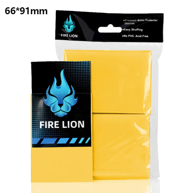 100PCS Matte Card Sleeves 66x91mm — Frosted Trading Card Protectors for MTG & TCG Game Cards
