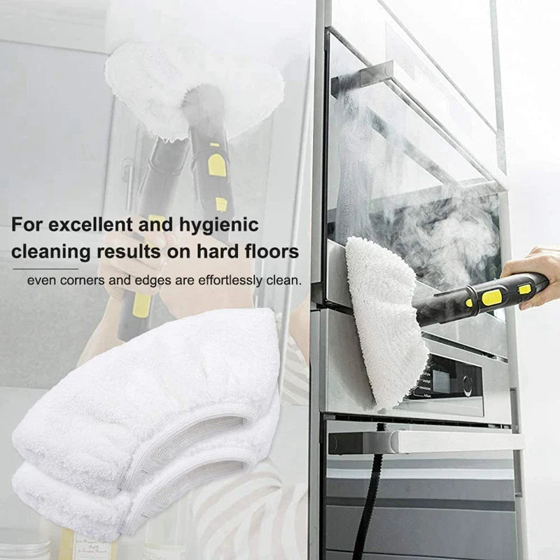 8 Pack Terry Cloth Covers for Hand Tools & Nozzles - Compatible with Karcher Steam Cleaner SC 2, SC 3, SC 4, SC 5