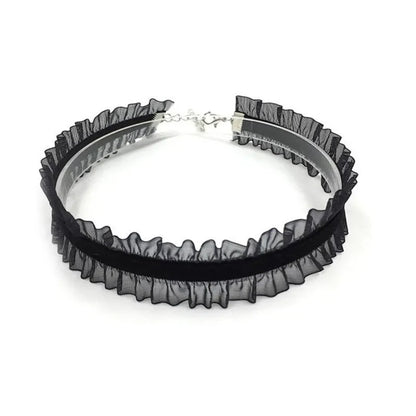 Short Lace Choker Necklace for Women & Girls – Black/White Romantic Fashion Jewelry, Party Gift