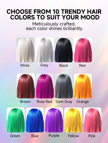 13-Color Halloween Hair Wax – 50g/120g DIY Temporary Hair Dye Cream for Men & Women, Party, Cosplay & Daily Use