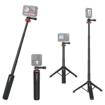 VRIG TP-08 TP-06 Aluminum Alloy Tripod Selfie Stick – 360° Rotatable with Cold Shoe Mount & 1/4" Screw, 1.5kg Load Capacity