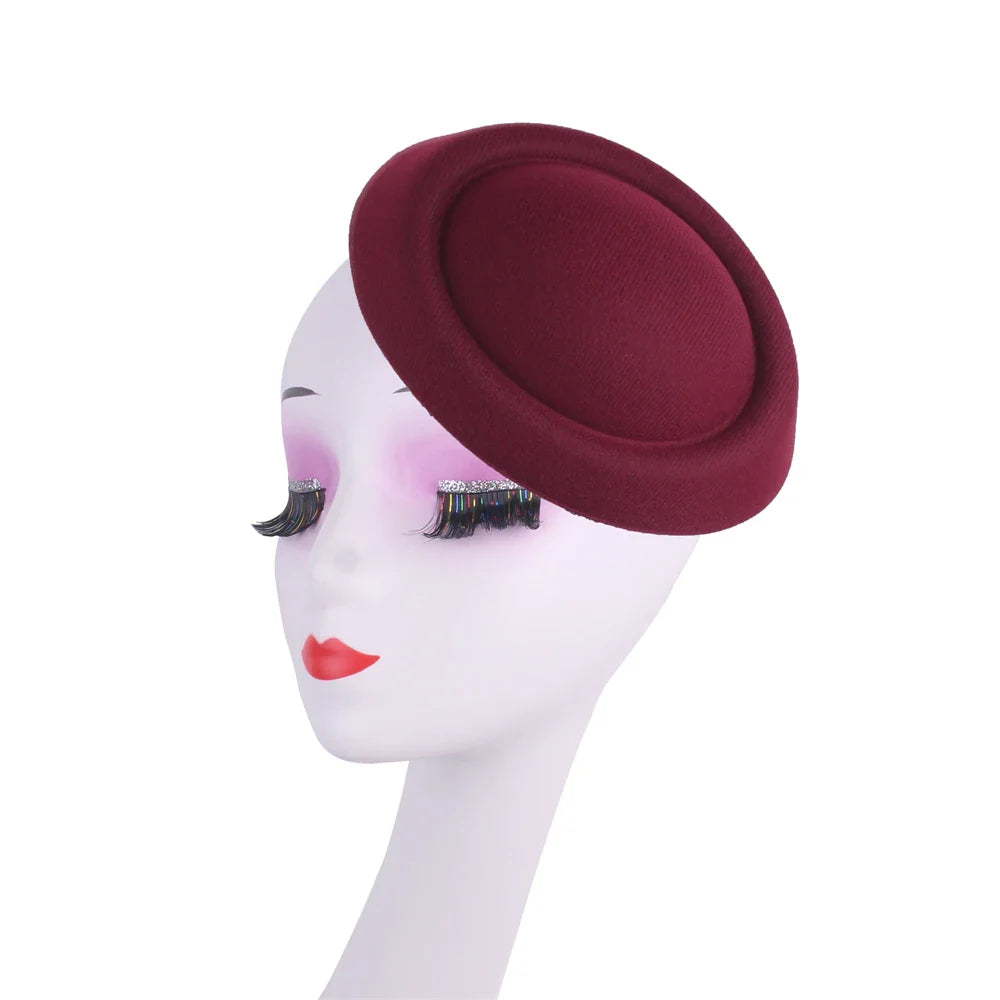 17CM Fascinator Bases for DIY Hair Accessories - Ladies' Wedding Hat, Millinery Cap for Bridal Chapeau
