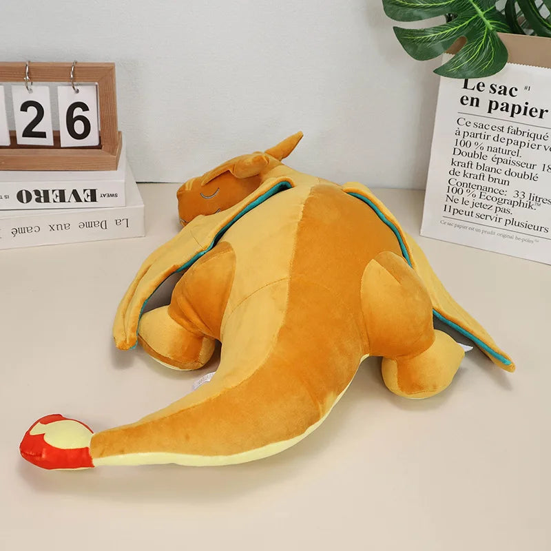 50cm Sleep Charizard Plush Toy – Anime Charizard Y Stuffed Animal Doll for Kids & Halloween Gifts