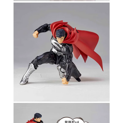 KAIYODO Amazing Yamaguchi Superwomen & Black Superman Model Kit – Anime Action Figure Collectible Toy for Boys