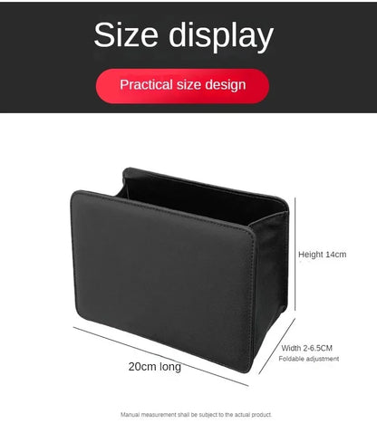 Car Trash Can & Storage Bag — Foldable Hanging Seat Back Organizer for Car Door & Interior Storage