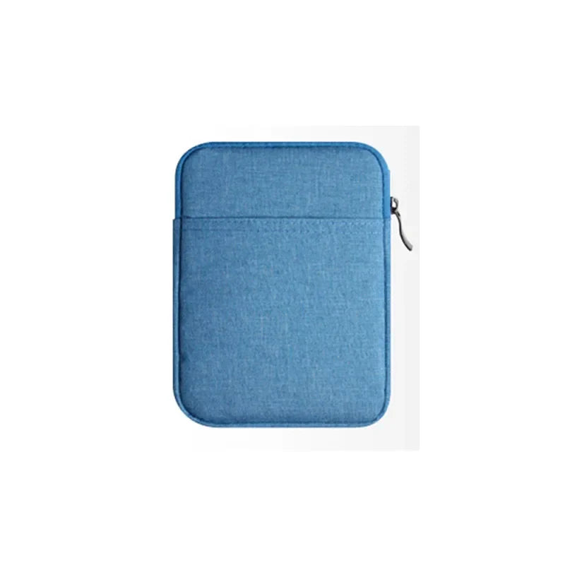 Soft Protective E-Book Sleeve Bag — 6" Case for Kindle Paperwhite 1/2/3/4 & Kobo Clara HD