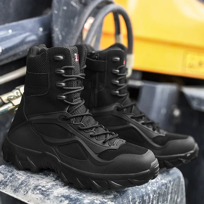 Men's Tactical Boots - Lightweight Autumn Special Forces Field Boots, Non-Slip Outdoor Shoes for Men (Zapatillas Hombre)