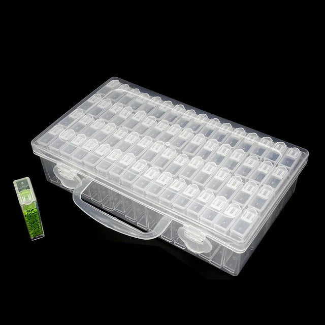 Diamond Painting Storage Box – 5D DIY Container for Tools, Embroidery Accessories & Drill Storage