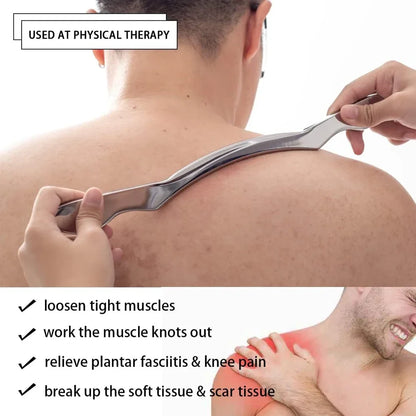 7-in-1 Stainless Steel Muscle Scraper Set – Gua Sha Deep Tissue Massage & Soft Tissue Mobilization Tools