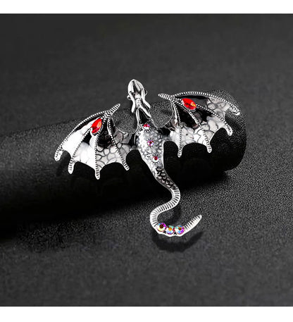 Fly Dragon Enamel Lapel Pins - Brooch for Jeans, Backpacks | Jewelry Clothing Badges | Wedding Gift & DIY Decor for Men