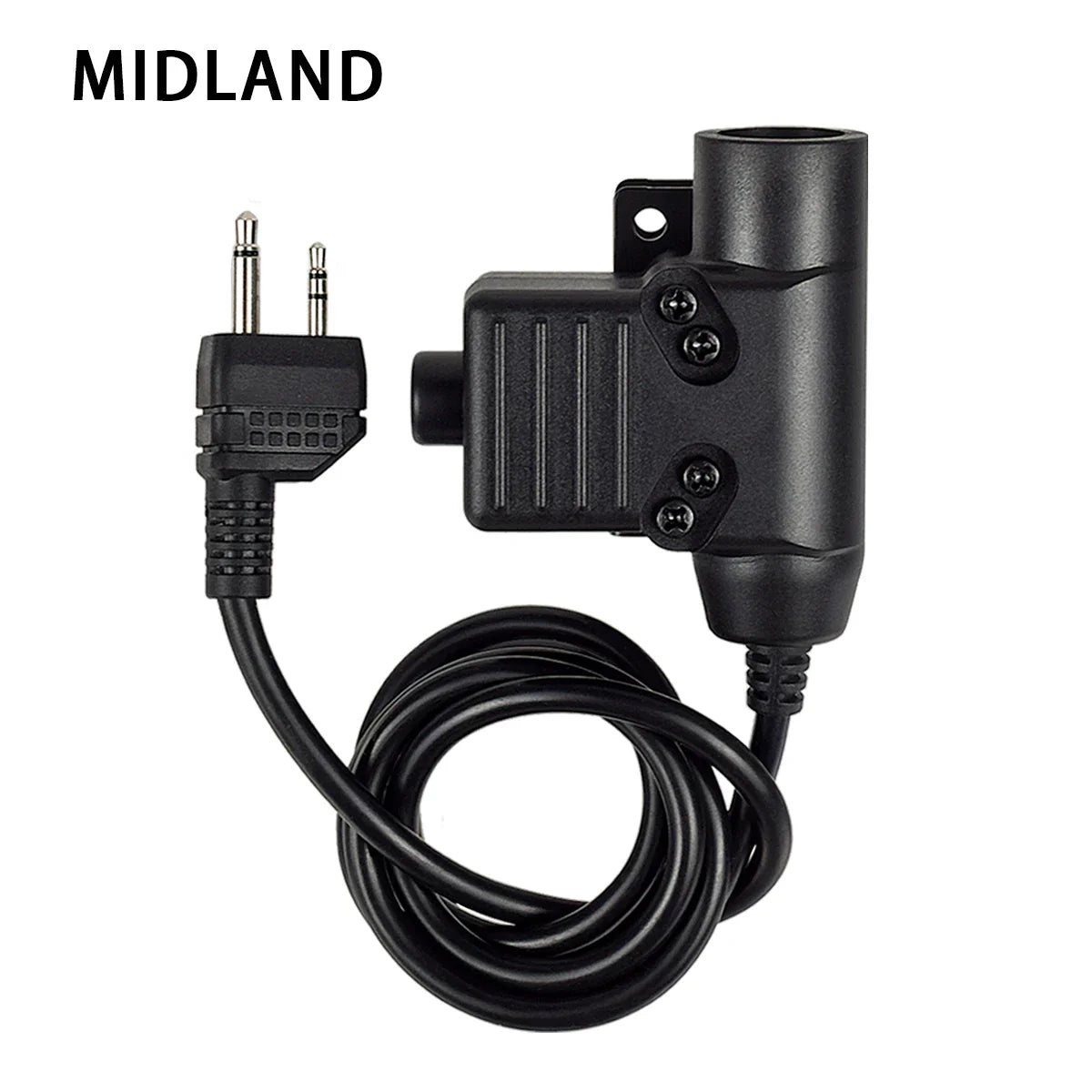 Tactical Bowman Elite II Headset – U94 PTT Communication Headphone for Kenwood & Baofeng UV-5R Radio Accessory