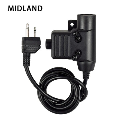 Tactical Bowman Elite II Headset – U94 PTT Communication Headphone for Kenwood & Baofeng UV-5R Radio Accessory
