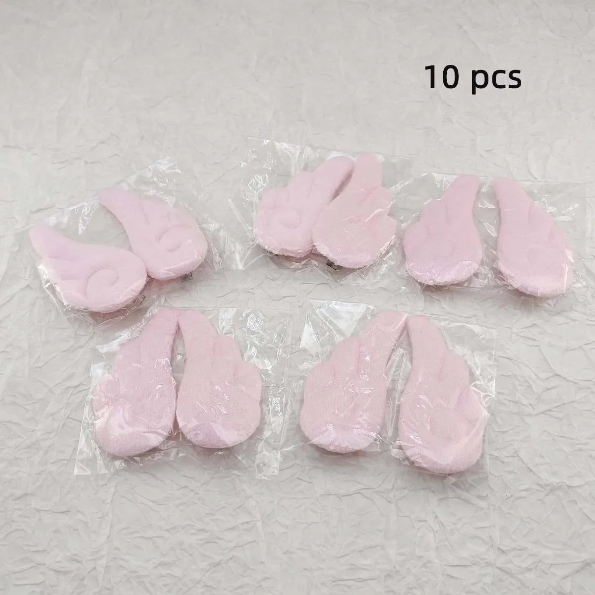 Angel Wing Plush Hair Clips - Cute 5cm Hairpin Barrettes for Girls Sweet Style Headwear & Accessories