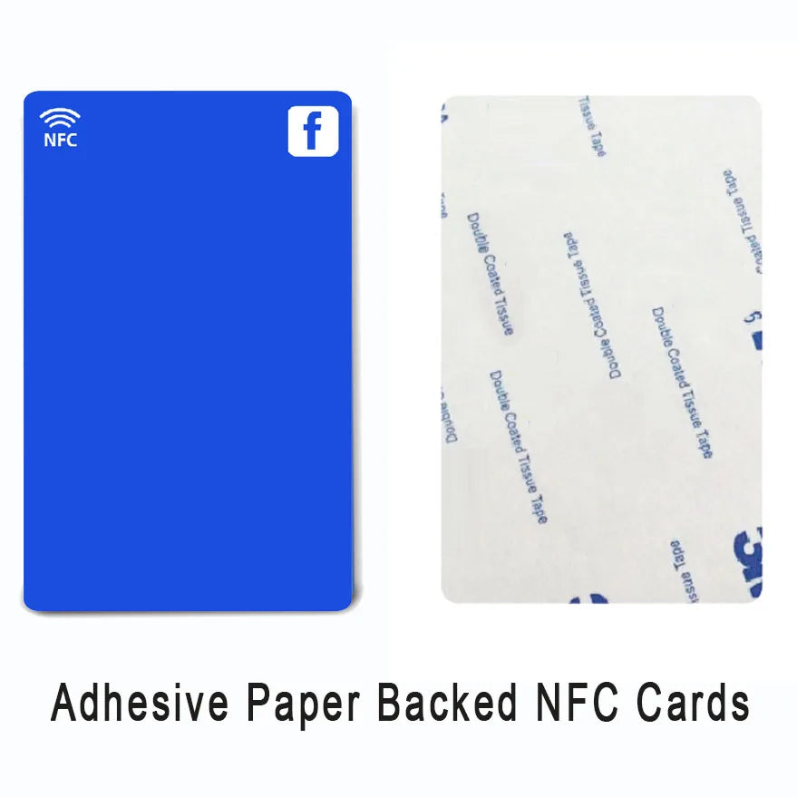 New Design Printed NFC Card – Instagram, Facebook & Google Reviews Pop-Up NFC Chip Card
