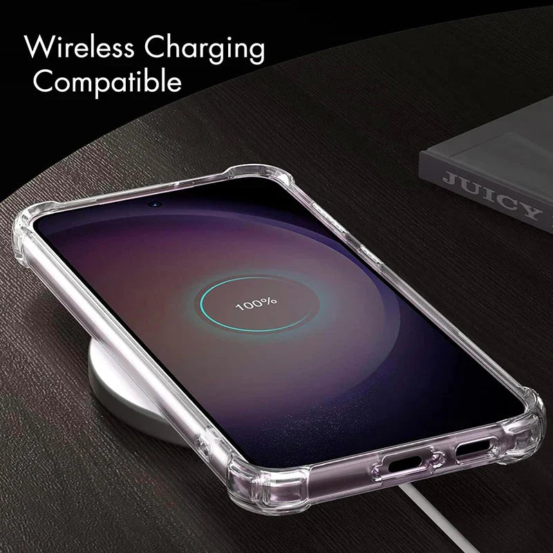 Hybrid Shockproof Clear Hard Case for Samsung Galaxy S25/S24/S23/S22 Plus/S22 Ultra/S21 FE & A56/A36/A54/A34/A53/A33