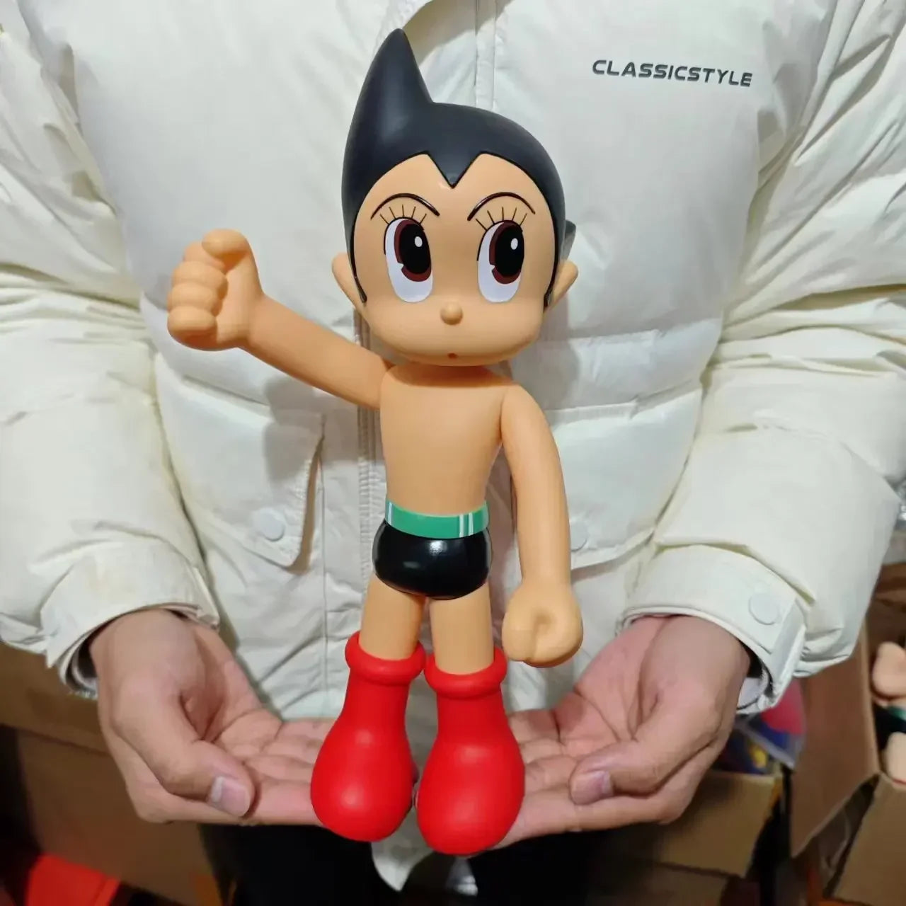 40CM AstroBoy Mighty Atom PVC Action Figure – Movable Anime Statue Collectible Toy, Holiday Gift