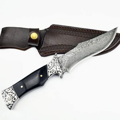 Portable Outdoor Knife – Sharp Straight Blade for Fishing, Camping, and Field Use