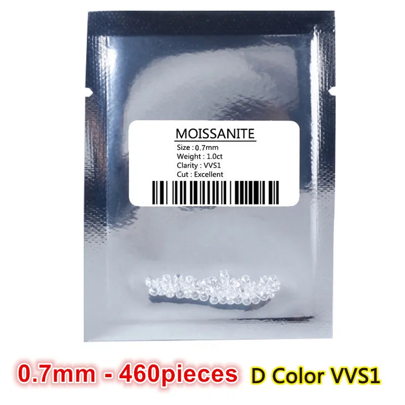100% Real Moissanite Diamond Tester Pen — GRA Certified D VVS1 Belgium Cut Gemstones at Factory Price